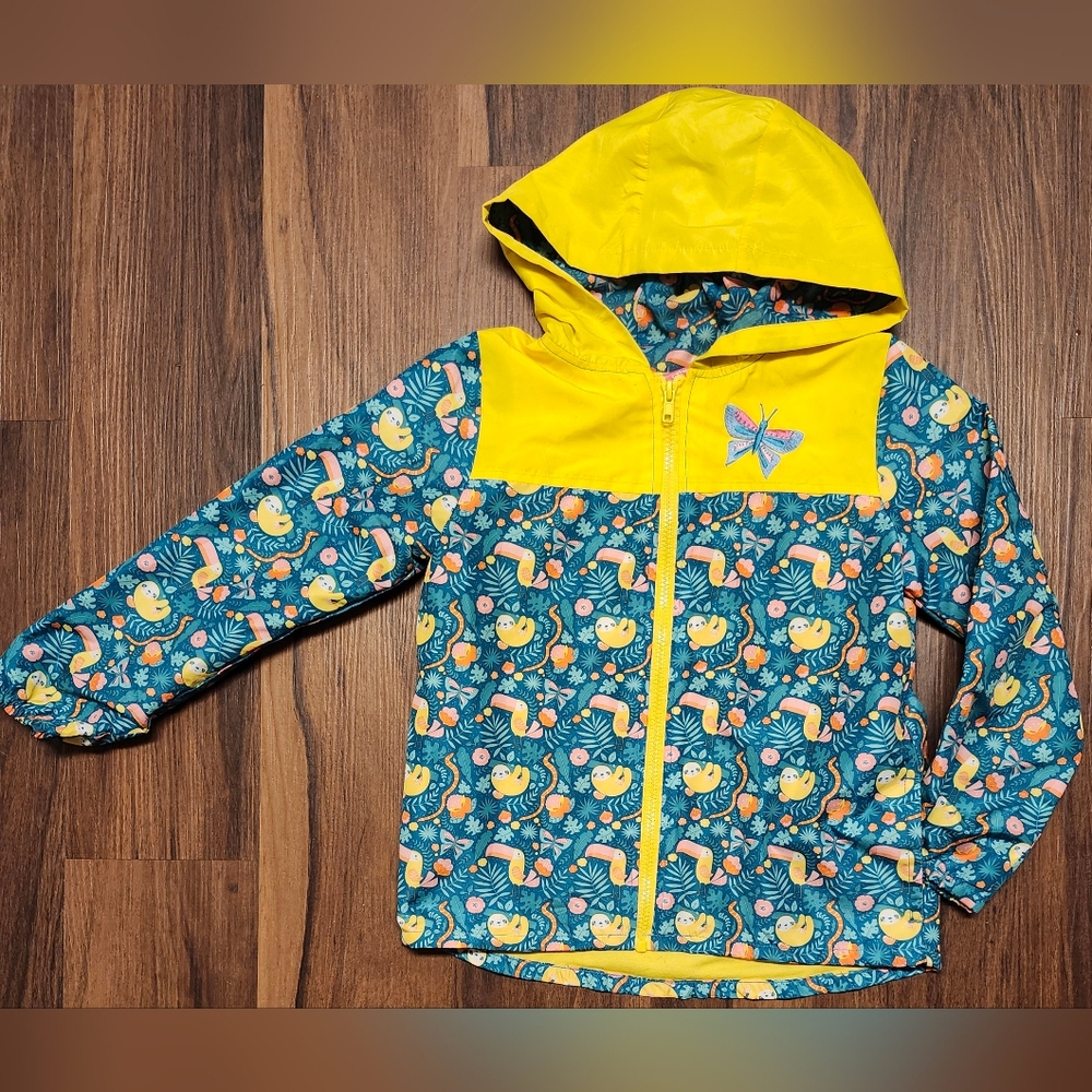 VERY Gently Cared For Lilly & Dan's Girl's Sz 6/6X Raincoat